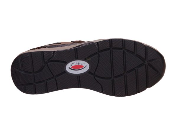 Gabor Rollingsoft Bruin-Zwart Sneaker  (76.878-42) - MerkenOutlet