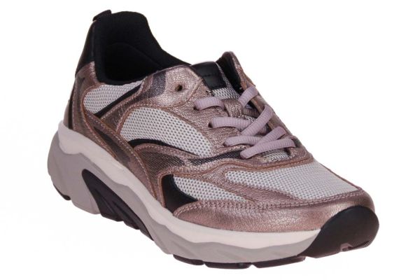 Gabor Rollingsoft Sneaker Roze-Zwart Uitneembaar Voetbed  (76.936-28) - MerkenOutlet