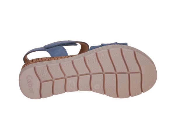 Gabor Blauwe Sandaal G-leest  (82.704-26) - MerkenOutlet