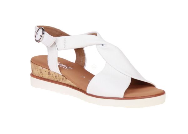 Gabor Comfort Witte Sandaal G-leest  (82.751-50) - MerkenOutlet