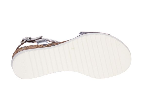 Gabor Comfort Zilver Sandaal G-leest  (82.751-10) - MerkenOutlet