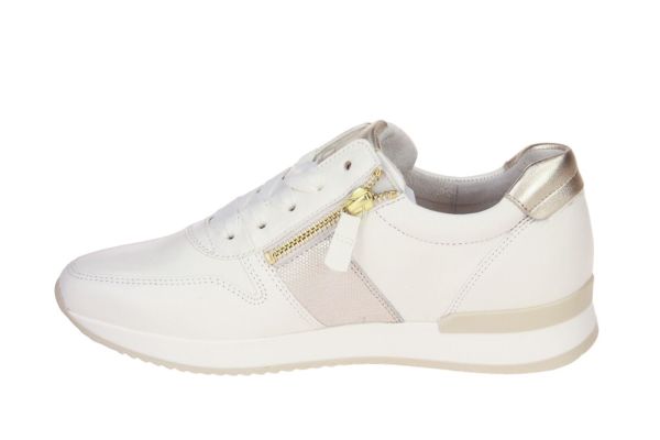Gabor Best Fitting Sneaker Wit-Goud  (83.420-20) - MerkenOutlet