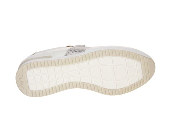 Gabor Best Fitting Sneaker Wit-Goud  (83.420-20) - MerkenOutlet