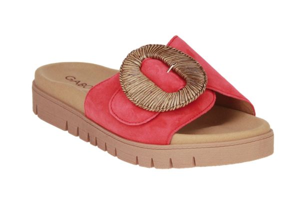Gabor Slipper Rood  (83.742-15) - MerkenOutlet