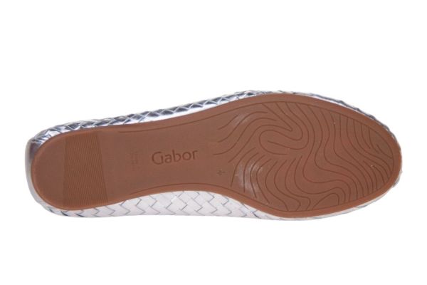 Gabor Best Fitting Ballerina Zilver  (84.121-61) - MerkenOutlet