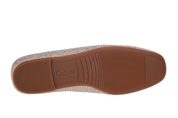 Gabor Ballerina Beige Steentjes  (84.146-42) - MerkenOutlet