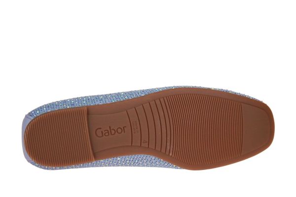 Gabor Ballerina Blauw Steentjes  (84.146-46) - MerkenOutlet