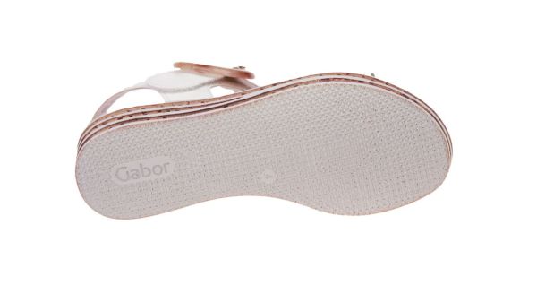 Gabor Best Fitting Witte Sandaal  (84.550-20) - MerkenOutlet