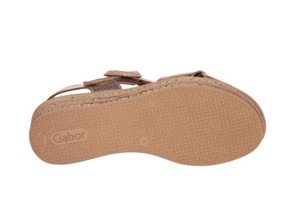 Gabor Best Fitting Sandaal Metallic Goud  (84.556-62) - MerkenOutlet