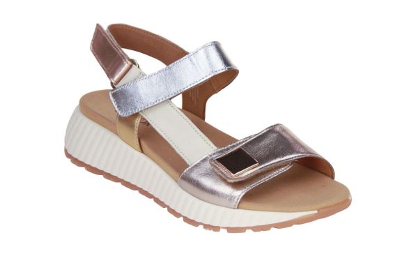 Gabor Best Fitting Sandaal Brons-Zilver  (84.582-62) - MerkenOutlet