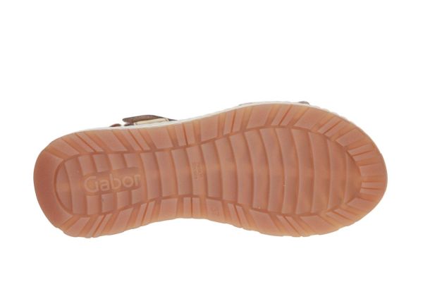 Gabor Best Fitting Sandaal Brons-Zilver  (84.582-62) - MerkenOutlet