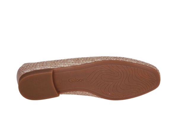 Gabor Raffia Moccasin Beige  (85.214-44) - MerkenOutlet