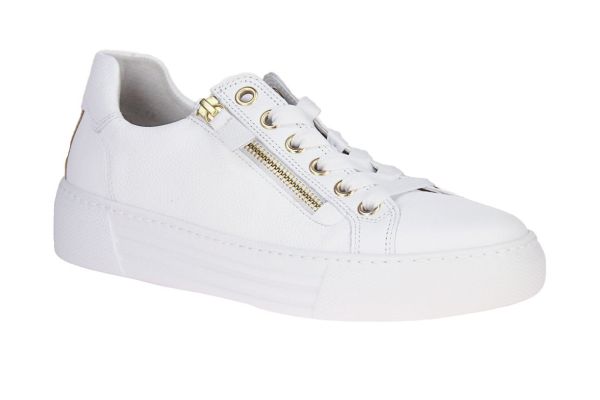 Gabor Comfort Witte Sneaker G-leest  (86.465-51) - MerkenOutlet