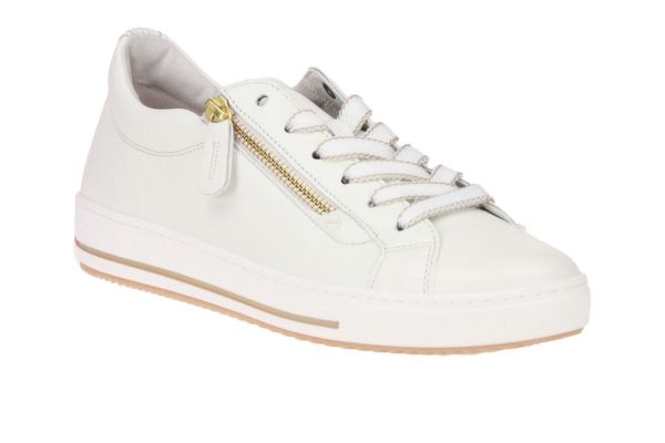 Gabor Comfort Witte Sneaker G-leest Uitneembaar Voetbed  (86.518-21) - MerkenOutlet