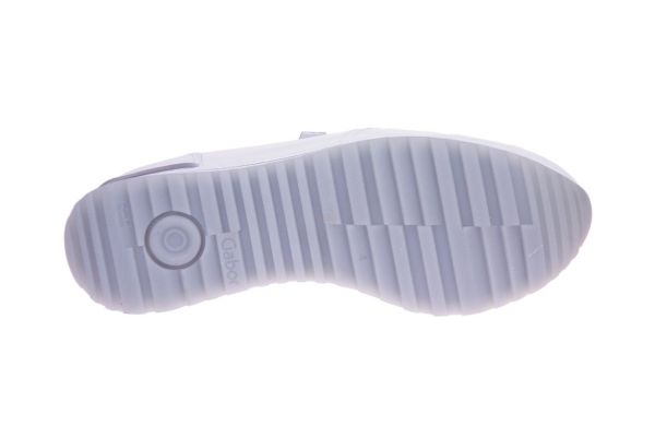 Gabor Comfort Wit-Zilveren Sneaker H-leest  (86.528-50) - MerkenOutlet