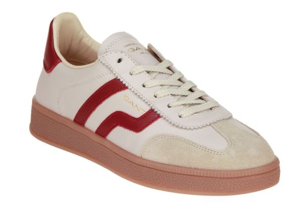 Gant Cuzima Sneaker Beige-Rood  (31531040-G528) - MerkenOutlet