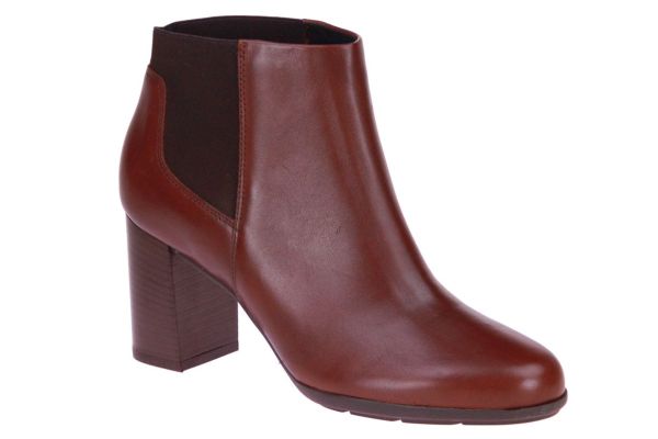 Geox Bruine Enkellaars  (D94C8B-C0013) - MerkenOutlet