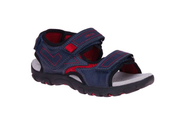Geox Blauw-Rode Sandaal  (J0224A-C0735) - MerkenOutlet