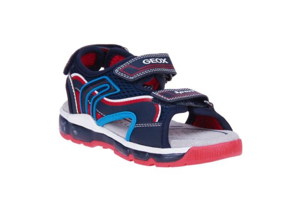 Geox Sandaal Blauw-Rode Sandaal  (J020QB-C0735) - MerkenOutlet