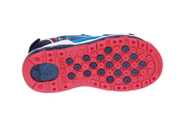 Geox Sandaal Blauw-Rode Sandaal  (J020QB-C0735) - MerkenOutlet