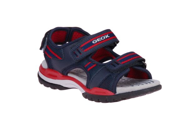Geox Blauw-Rode Sandaal  (J020RD-C0375) - MerkenOutlet