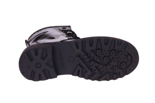 Geox Zwarte Veterboot Lak  (J9420G-C9999) - MerkenOutlet