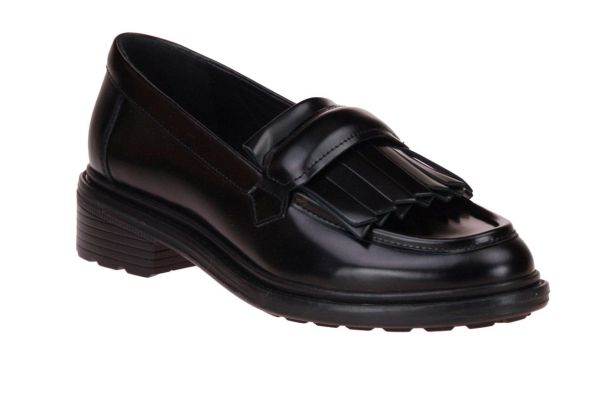 Geox Walk Pleasure Zwarte Moccasin  (D36TGC-C9999) - MerkenOutlet