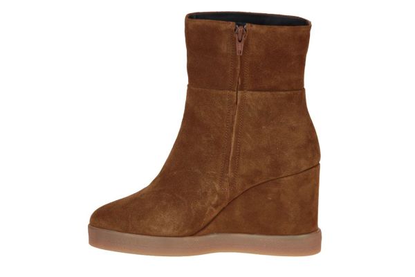 Geox Elidea Wedge Camel Korte Laars  (D36VQB-CD500) - MerkenOutlet