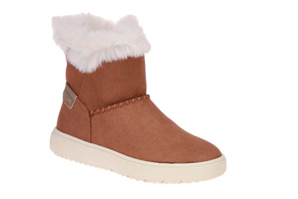 Geox Theleven Cognac Korte Laars  (J36HUD-C6627) - MerkenOutlet