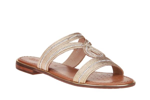 Geox Sozy Plus Slipper Goud  (D45DQD-C2016) - MerkenOutlet