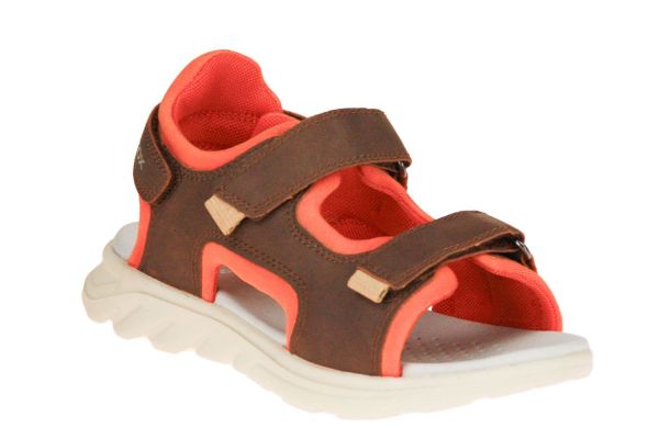 Geox Sandaal Airaduym Bruin-Oranje  (J45F1A-C0944) - MerkenOutlet