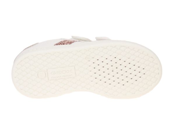 Geox Eclyper Wit-Rosé Sneaker  (J45LRA-C1ZH8) - MerkenOutlet