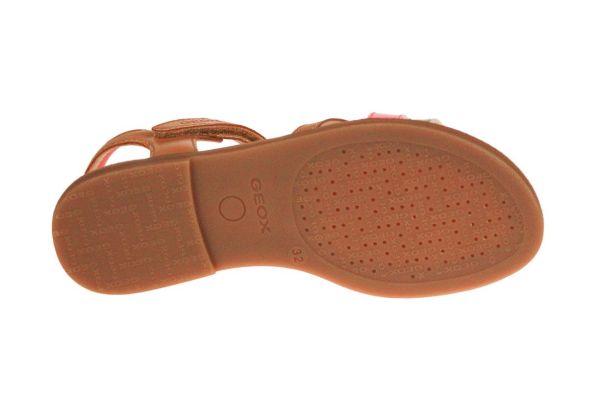 Geox Karly Sandaal Camel-Roze  (J5235D-C5B7Q) - MerkenOutlet