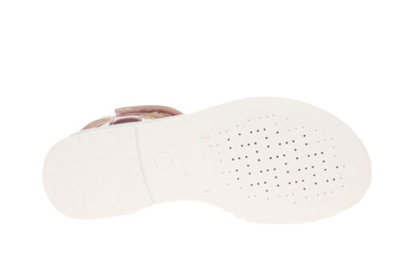 Geox Karly Sandaal Metallic Roze  (J5235D-C8011) - MerkenOutlet