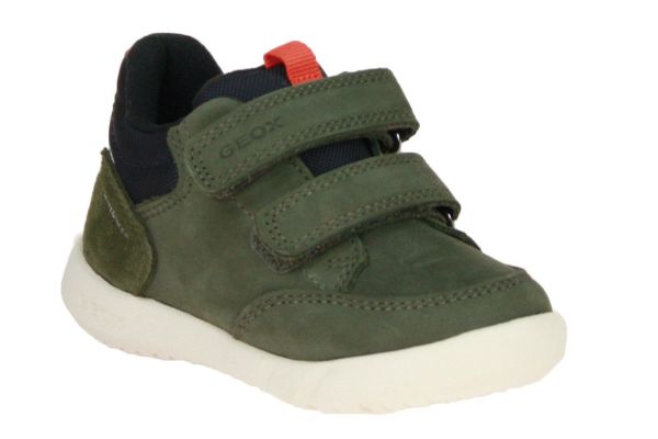 Geox Hyroo Kaki Velcroschoen  (B365EA) - MerkenOutlet