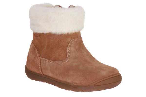 Geox Macchia Cognac Enkellaars  (B4648PC) - MerkenOutlet