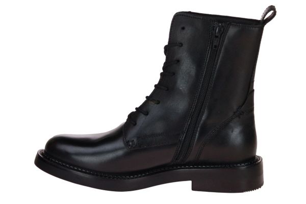 Geox Serilda Zwarte Veterboot  (D46WYG) - MerkenOutlet
