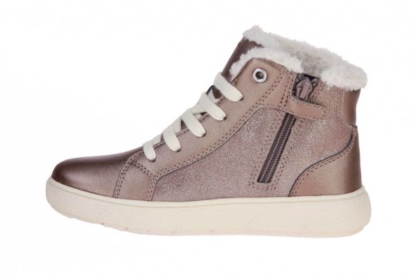 Geox Theleven Metallic Grijze Sneaker Waterproof  (J46HTA) - MerkenOutlet