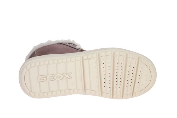 Geox Theleven Metallic Grijze Sneaker Waterproof  (J46HTA) - MerkenOutlet