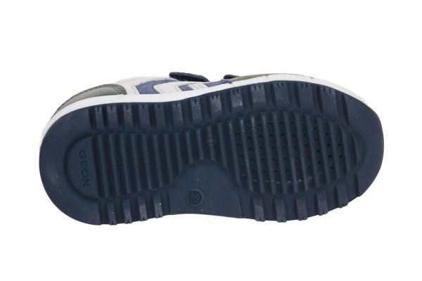 Geox Alben Groen-Blauwe Velcroschoen  (B453CA-CF34B) - MerkenOutlet