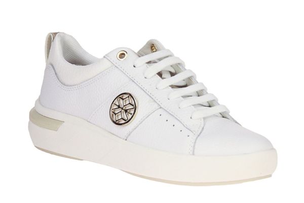 Geox Dayla Wit-Gouden Sneaker  (D55QFA-C1000) - MerkenOutlet