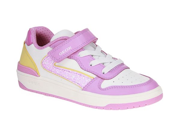 Geox Washiba Roze-Witte Sneaker  (J55HXA-C8F2V) - MerkenOutlet