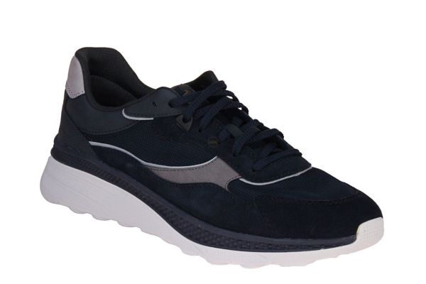 Geox Spherica Actif Blauwe Sneaker  (U55HUA-C4002) - MerkenOutlet