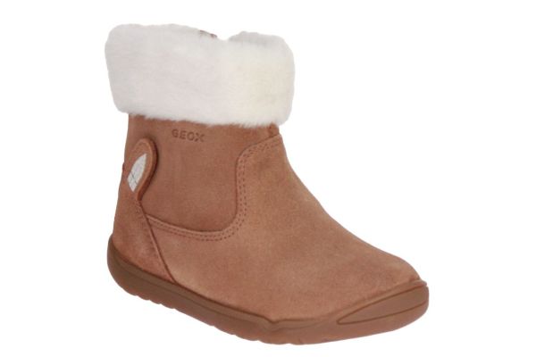 Geox Macchia Cognac Enkellaarsje Pels  (B564PA-C6627) - MerkenOutlet