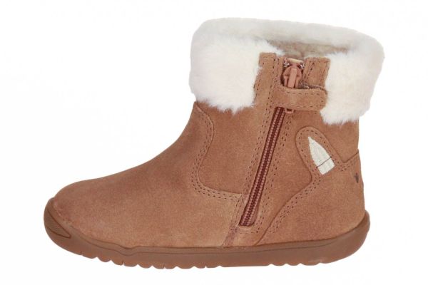 Geox Macchia Cognac Enkellaarsje Pels  (B564PA-C6627) - MerkenOutlet