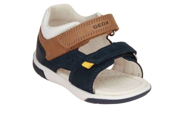 Geox Zapito Sandaal Blauw-Camel  (B556EB-C4152) - MerkenOutlet