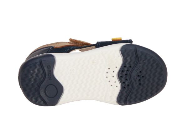 Geox Zapito Sandaal Blauw-Camel  (B556EB-C4152) - MerkenOutlet