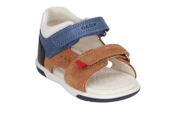 Geox Zapito Sandaal Camel-Blauw  (B556EB-C5G4M) - MerkenOutlet