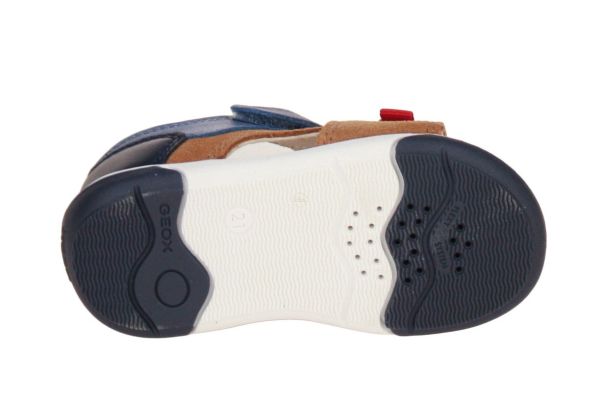 Geox Zapito Sandaal Camel-Blauw  (B556EB-C5G4M) - MerkenOutlet