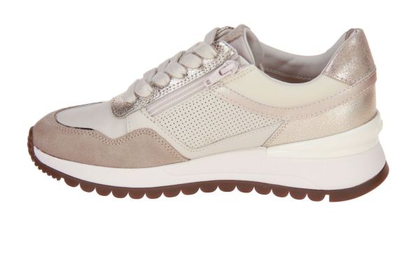 Geox Desya Sneaker Papyrus/Light Gold  (D6500A-C1S2L) - MerkenOutlet